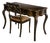 Late 20th Century Chinoiserie French Louis XV Style Ladies Writing Desk and Chair For Sale