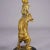 A Pair Victorian Casted and Gilded Iron Candle Stick With Bears For Sale - Image 11 of 12