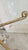 1960s Hollywood Regency Brass Double-Arm Guest Towel Stand For Sale - Image 11 of 18