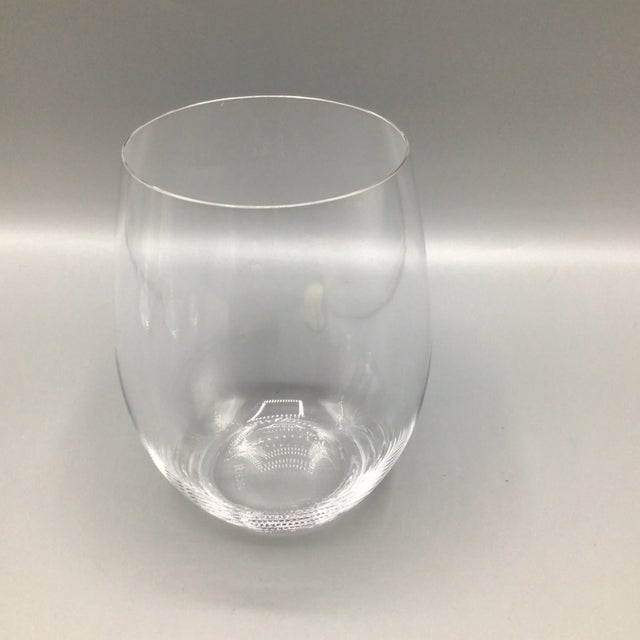 Wine Riedel Stemless Crystal Wine Glasses-Set of 4 For Sale - Image 8 of 13