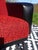 Vintage Red and Black Chairs with Compass Feet, 1970s, Set of 2 For Sale - Image 6 of 18