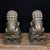Traditional Pair of Vintage Bronze Guardian Lion Statues on Decorative Bases For Sale - Image 3 of 9