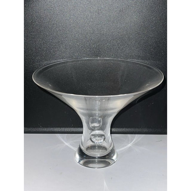 George Thompson Mid-Century Steuben Glass Bouquet “Thumbprint” Vase by George Thompson For Sale - Image 4 of 7