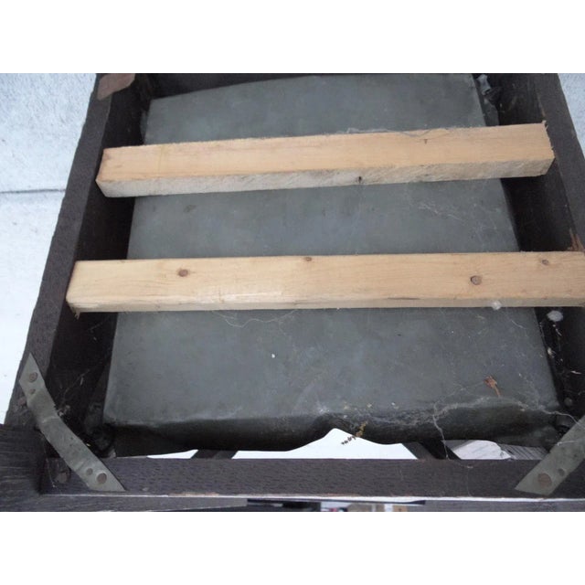 Antique Tiger Oak Mission Arts & Craft Large Umbrella Stand For Sale - Image 9 of 11