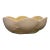 Mid-Century Irish Parian China "New Shell" Yellow Lustre Bon Bon Dish For Sale