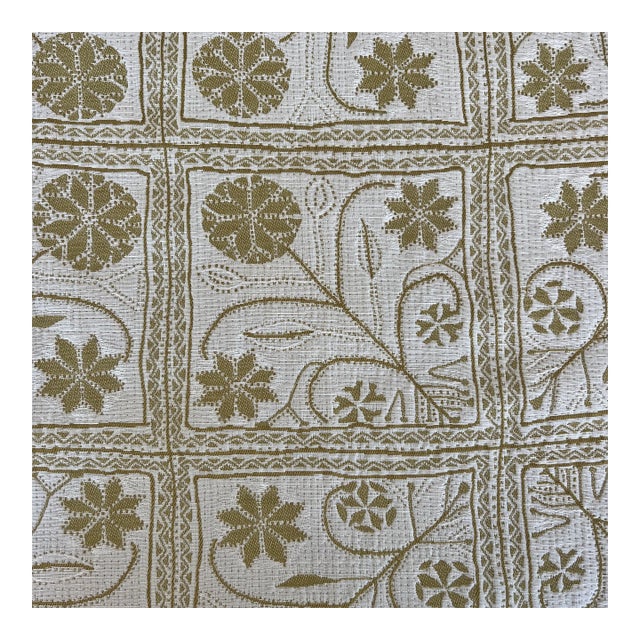 Parterre Jed Johnson Home Marigold Heavyweight Fabric- 2 1/2 Yards For Sale