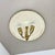 Gio Ponti Round Brass Ceiling Light in the style of Gino Sarfatti, Italy, 1950s For Sale - Image 4 of 18