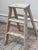Vintage Distressed Rustic Farmhouse Step Ladder Seat For Sale - Image 4 of 4