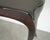 Wood Sculpted Sapele Mahogany Console Table in Espresso, 1960s For Sale - Image 7 of 10