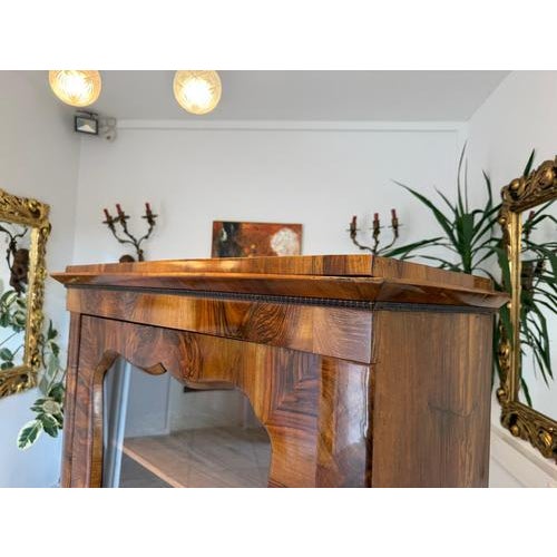 Antique Late Biedermeier Display Cabinet For Sale - Image 11 of 18