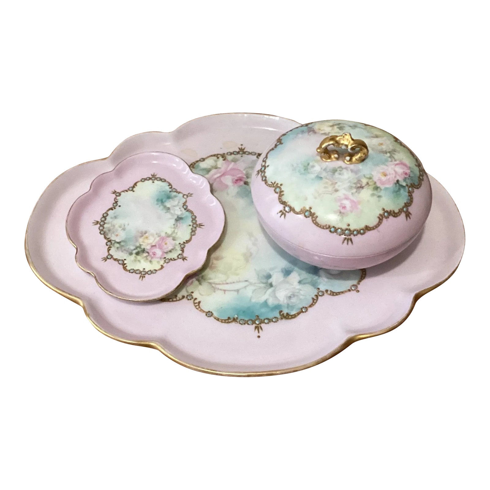 Limoges-Breakfast-Cup-Saucer-
