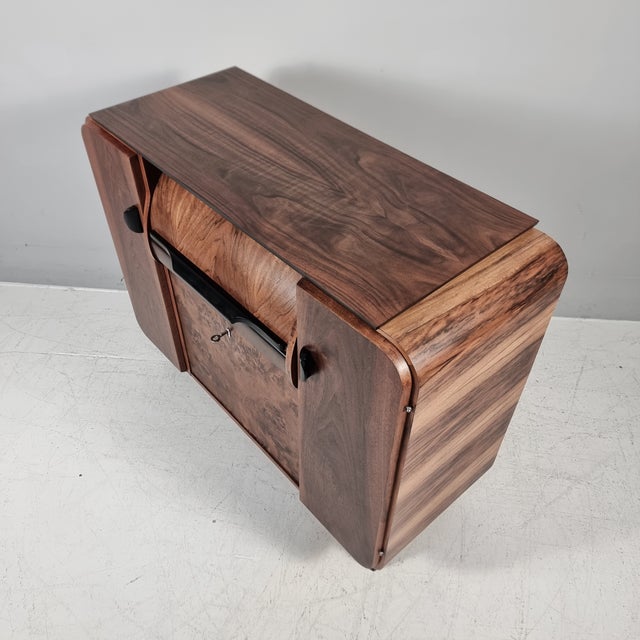 Art Deco Bar Cabinet by Jindrich Halabala for Up Závody, 1940s For Sale - Image 4 of 12