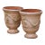 Pair of French Antiqued Anduze Terracotta Garden Vases From Terre Figuière For Sale
