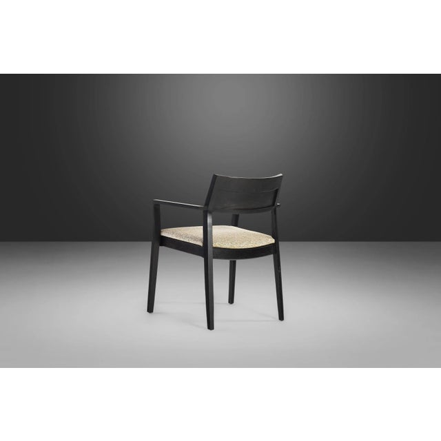 2000 - 2009 Krusin Armchairs in Ebonized Oak by Marc Krusin for Knoll, USA, circa 2000's - Set of 4 For Sale - Image 5 of 11