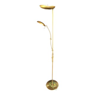 Halogen Torchiere Floor Lamp by Holtkoetter For Sale