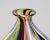 Glass Vintage Multi Color Signed Fabiano Zanchi Murano Glass Vase For Sale - Image 7 of 10