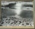 A 70s photo of a frozen pool, "Frozen Pool" by J Roop. Frame size approx 14.75" x 13.1", image size 9.25" x 7.25".