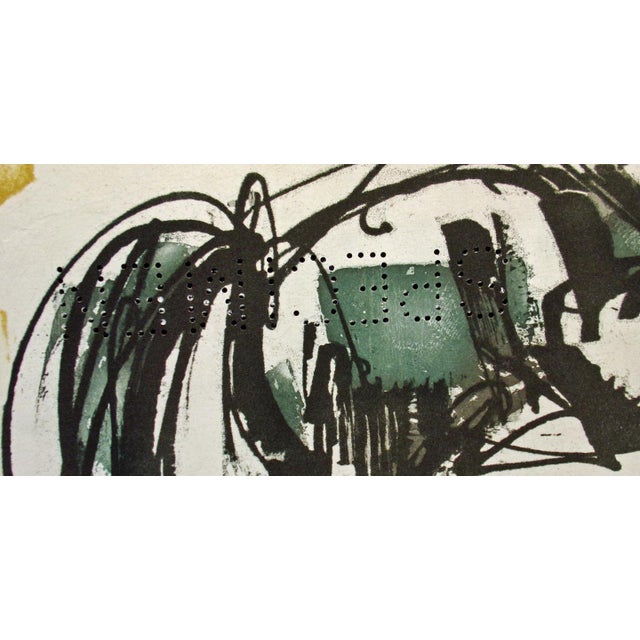 Roger Hebbelinck "Haute École" Hand Signed Vintage Aquatint Etching For Sale - Image 11 of 14
