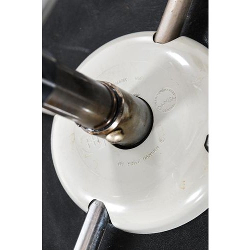 Black Office Chair in Leather, Steel and Rosewood by Arne Jacobsen for Fritz Hansen, 1967 For Sale - Image 8 of 11