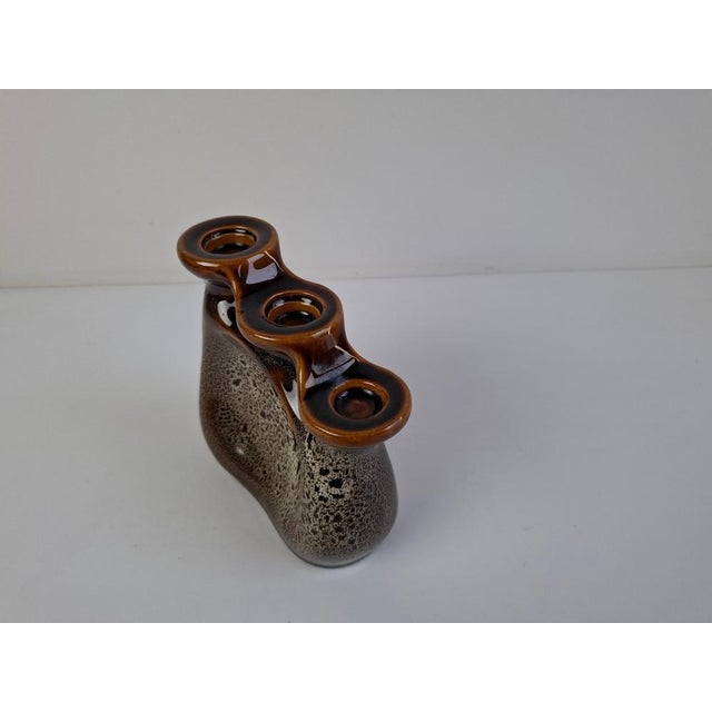 Mid-Century Modern Triple Candleholder from Ditmar Urbach, Czechoslovakia, 1960s For Sale - Image 14 of 18