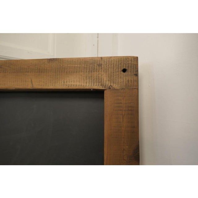 1960s Recycled Pine Wine Bar Black Board, 1960s For Sale - Image 5 of 8