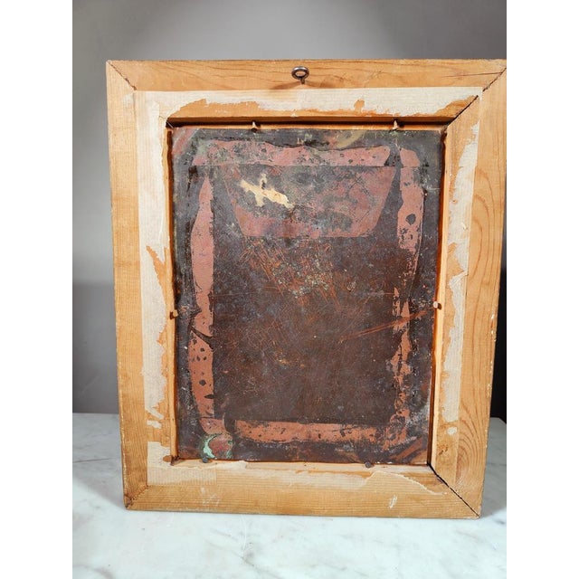 Virgin Mary, Oil on Copper, 17th Century, Framed For Sale - Image 12 of 13