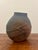 Vintage Brazilian Organic Modern Textured Studio Pottery Vase Signed For Sale In Miami - Image 6 of 8