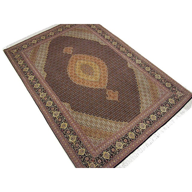 Tabriz Work Rug, 2000s For Sale - Image 13 of 15