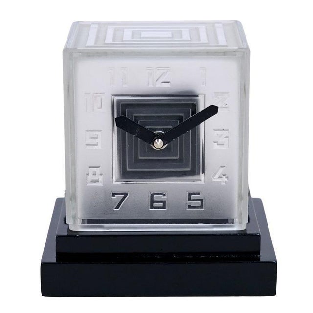 Cubist Table Clock, 1931 For Sale - Image 6 of 8