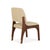 Contemporary Arches II Dining Chair in Walnut and Tweed from Insidherland For Sale - Image 3 of 4