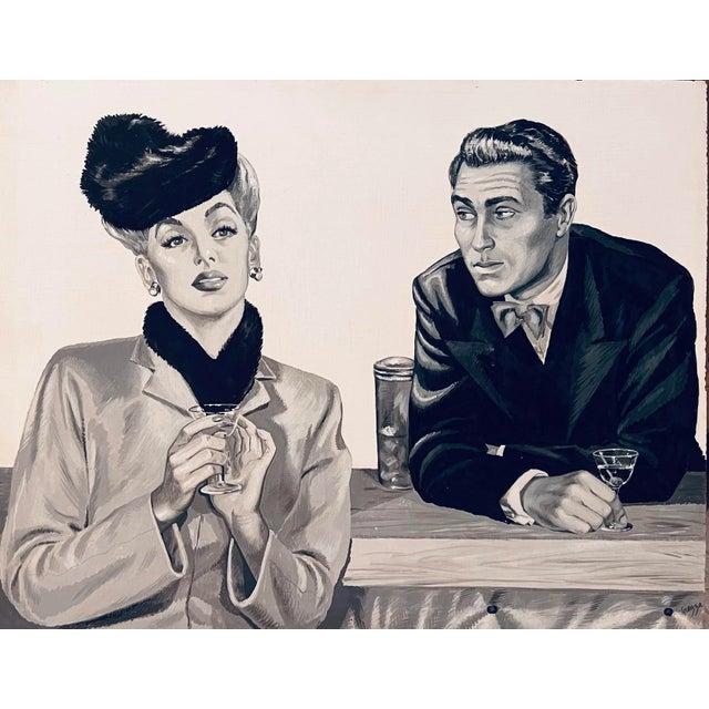 Illustration by Tony Trezza Giclee From Original , 1940s For Sale In Philadelphia - Image 6 of 6