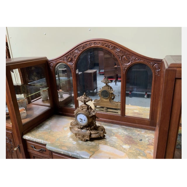 Vintage Art Deco Sideboard in Oak, 1930 For Sale - Image 10 of 14