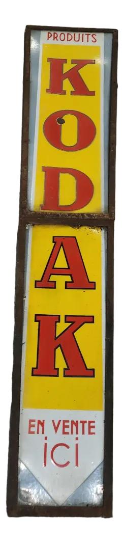 Enamel Kodac Sign, 1920s