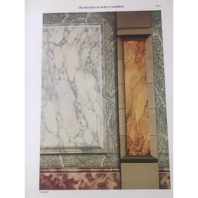 Vintage Decoration De Bois Et Marbres Portfolio Texte C. Ducroizet Book For Sale In New York - Image 6 of 11