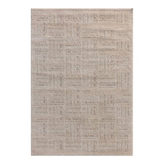 Amber Lewis x Loloi Monty Ivory / Taupe 9'-2" x 13' Area Rug For Sale