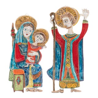 Susanna De Simone Holy Family Plaque Set - Susanna De Simone For Sale