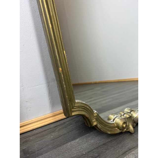 Vintage French Wall Mirror in Wood For Sale - Image 5 of 7