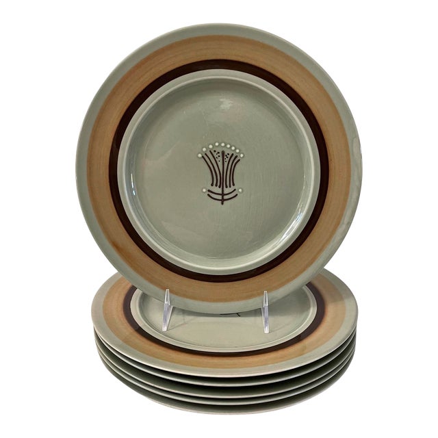 Franciscan Discovery Emerald Isle Dinner Plates, Set of Six For Sale