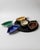 Vintage Japanese Studio Ceramic Snack Bowls with Outer Shell and Integrated Tray, 1980s, Set of 2 For Sale - Image 3 of 14