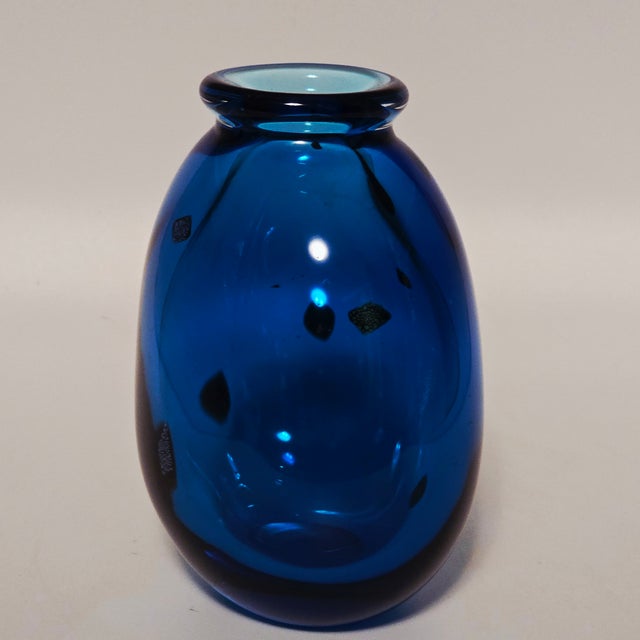 A captivating example of contemporary studio glass, this hand-blown vase by Sharon Fujimoto showcases the artist’s mastery...