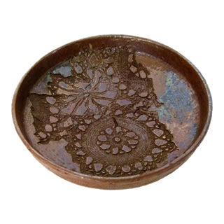 Stoneware Relief Catchall For Sale