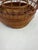 1980's Asian Bamboo Birdcage With Ceramic Feeders For Sale - Image 6 of 10
