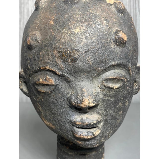 19th Century Akan Terracotta Head For Sale - Image 12 of 12