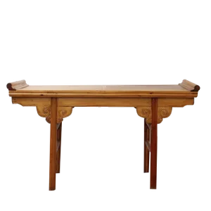 20th Century French Chinoise Style Wood Console Table