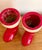 Wonderful 1930s pulp paper mache Santa boot candy holders for St. Nick's Day in Germany--perfect for your holiday decor!...