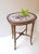 English Faux-Bamboo Mahogany Accent Drinks Table With Porcelain Top, Circa Early-20th C For Sale In New York - Image 6 of 14