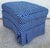 Textile Rolling Ottoman For Sale - Image 7 of 12
