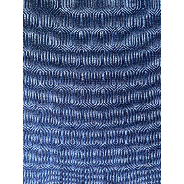Boho Chic John Robshaw Sarwan Fabric Remnant in Lapis - 1.75 Yards For Sale - Image 3 of 3