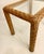 Wood Relocation Super Sale! 1980s Twisted Rattan Modern Coastal Style Side Table For Sale - Image 7 of 11