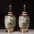 1970s Chinoiserie Hand Painted Porcelain Lamps - a Pair For Sale - Image 4 of 12